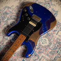 Fender Masterbuilt Levi Perry '57 Strat HSS Heavy Relic Cobalt Blue Metallic/ Purple Metallic SN# CZ557540