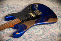 Fender Masterbuilt Levi Perry '57 Strat HSS Heavy Relic Cobalt Blue Metallic/ Purple Metallic SN# CZ557540
