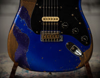 Fender Masterbuilt Levi Perry '57 Strat HSS Heavy Relic Cobalt Blue Metallic/ Purple Metallic SN# CZ557540