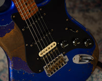 Fender Masterbuilt Levi Perry '57 Strat HSS Heavy Relic Cobalt Blue Metallic/ Purple Metallic SN# CZ557540