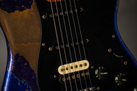 Fender Masterbuilt Levi Perry '57 Strat HSS Heavy Relic Cobalt Blue Metallic/ Purple Metallic SN# CZ557540