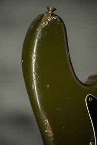 Fender Masterbuilt Levi Perry '61 Jazz Bass Super Heavy Relic Olive Drab SN# R120022