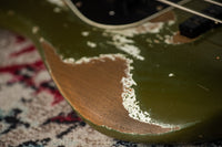 Fender Masterbuilt Levi Perry '61 Jazz Bass Super Heavy Relic Olive Drab SN# R120022