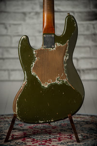 Fender Masterbuilt Levi Perry '61 Jazz Bass Super Heavy Relic Olive Drab SN# R120022