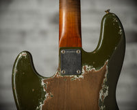 Fender Masterbuilt Levi Perry '61 Jazz Bass Super Heavy Relic Olive Drab SN# R120022