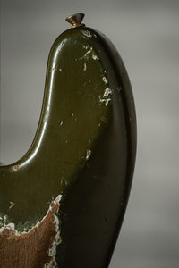 Fender Masterbuilt Levi Perry '61 Jazz Bass Super Heavy Relic Olive Drab SN# R120022