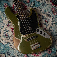 Fender Masterbuilt Levi Perry '61 Jazz Bass Super Heavy Relic Olive Drab SN# R120022