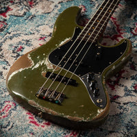 Fender Masterbuilt Levi Perry '61 Jazz Bass Super Heavy Relic Olive Drab SN# R120022