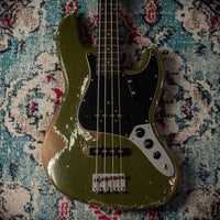 Fender Masterbuilt Levi Perry '61 Jazz Bass Super Heavy Relic Olive Drab SN# R120022