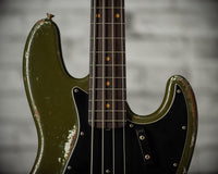 Fender Masterbuilt Levi Perry '61 Jazz Bass Super Heavy Relic Olive Drab SN# R120022