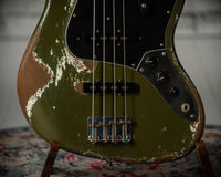Fender Masterbuilt Levi Perry '61 Jazz Bass Super Heavy Relic Olive Drab SN# R120022