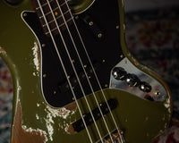 Fender Masterbuilt Levi Perry '61 Jazz Bass Super Heavy Relic Olive Drab SN# R120022