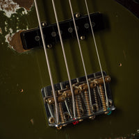 Fender Masterbuilt Levi Perry '61 Jazz Bass Super Heavy Relic Olive Drab SN# R120022