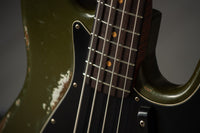 Fender Masterbuilt Levi Perry '61 Jazz Bass Super Heavy Relic Olive Drab SN# R120022