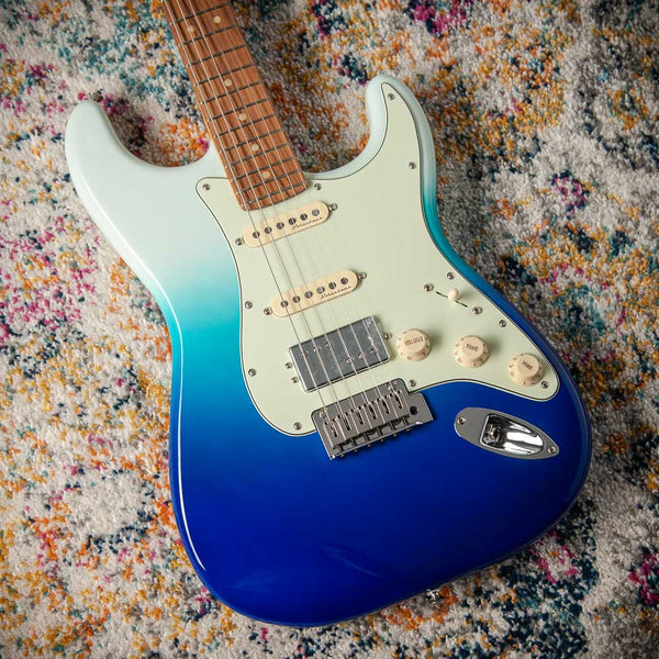Fender Player Plus HSS Strat Pau Ferro Belair Blue SN#MX22171619 Demo