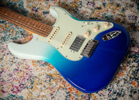 Fender Player Plus HSS Strat Pau Ferro Belair Blue SN#MX22171619 Demo