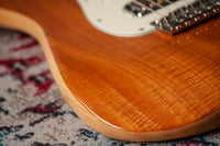 Fender Rarities Flame Koa Top Stratocaster Used #LE08419