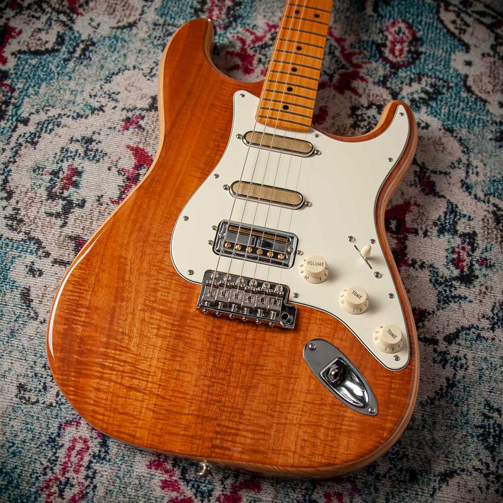 Fender Rarities Flame Koa Top Stratocaster Used #LE08419