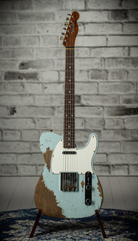Fender Super Heavy Relic '61 Tele Josefina HW Pickups Faded Aged Sonic Blue SN# R132812