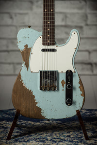 Fender Super Heavy Relic '61 Tele Josefina HW Pickups Faded Aged Sonic Blue SN# R132812