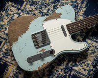 Fender Super Heavy Relic '61 Tele Josefina HW Pickups Faded Aged Sonic Blue SN# R132812