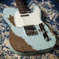 Fender Super Heavy Relic '61 Tele Josefina HW Pickups Faded Aged Sonic Blue SN# R132812