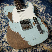 Fender Super Heavy Relic '61 Tele Josefina HW Pickups Faded Aged Sonic Blue SN# R132812