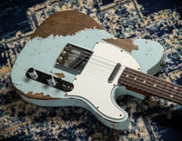 Fender Super Heavy Relic '61 Tele Josefina HW Pickups Faded Aged Sonic Blue SN# R132812