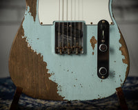 Fender Super Heavy Relic '61 Tele Josefina HW Pickups Faded Aged Sonic Blue SN# R132812