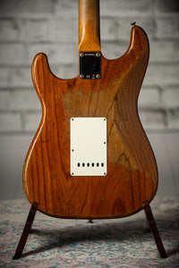 Fender Super Heavy Relic '62 Strat Roasted Ash Body Hand Wound Pickups Aged Natural SN# R134441 USED
