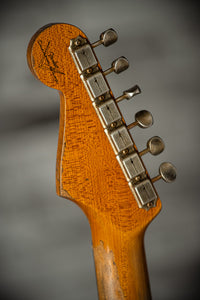 Fender Super Heavy Relic '62 Strat Roasted Ash Body Hand Wound Pickups Aged Natural SN# R134441 USED
