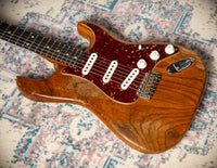 Fender Super Heavy Relic '62 Strat Roasted Ash Body Hand Wound Pickups Aged Natural SN# R134441 USED