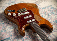 Fender Super Heavy Relic '62 Strat Roasted Ash Body Hand Wound Pickups Aged Natural SN# R134441 USED