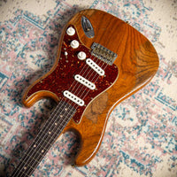Fender Super Heavy Relic '62 Strat Roasted Ash Body Hand Wound Pickups Aged Natural SN# R134441 USED