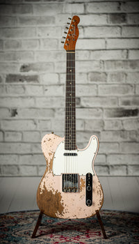 Fender Super Heavy Relic '61 Tele Super Faded Shell Pink HW PUP SN# R132523