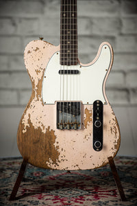 Fender Super Heavy Relic '61 Tele Super Faded Shell Pink HW PUP SN# R132523