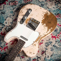 Fender Super Heavy Relic '61 Tele Super Faded Shell Pink HW PUP SN# R132523