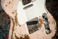 Fender Super Heavy Relic '61 Tele Super Faded Shell Pink HW PUP SN# R132523