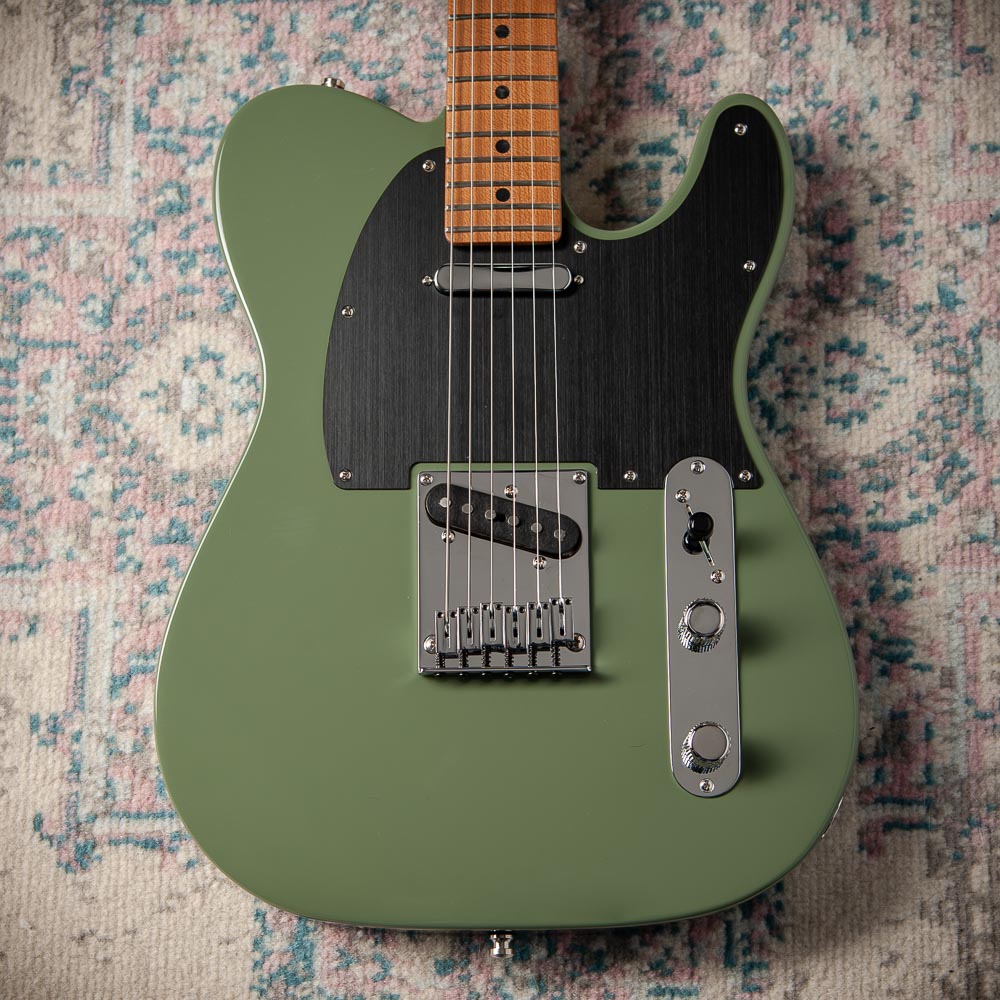 Fender Ultra II Telecaster Roasted Maple Neck Antique Olive #US26008047