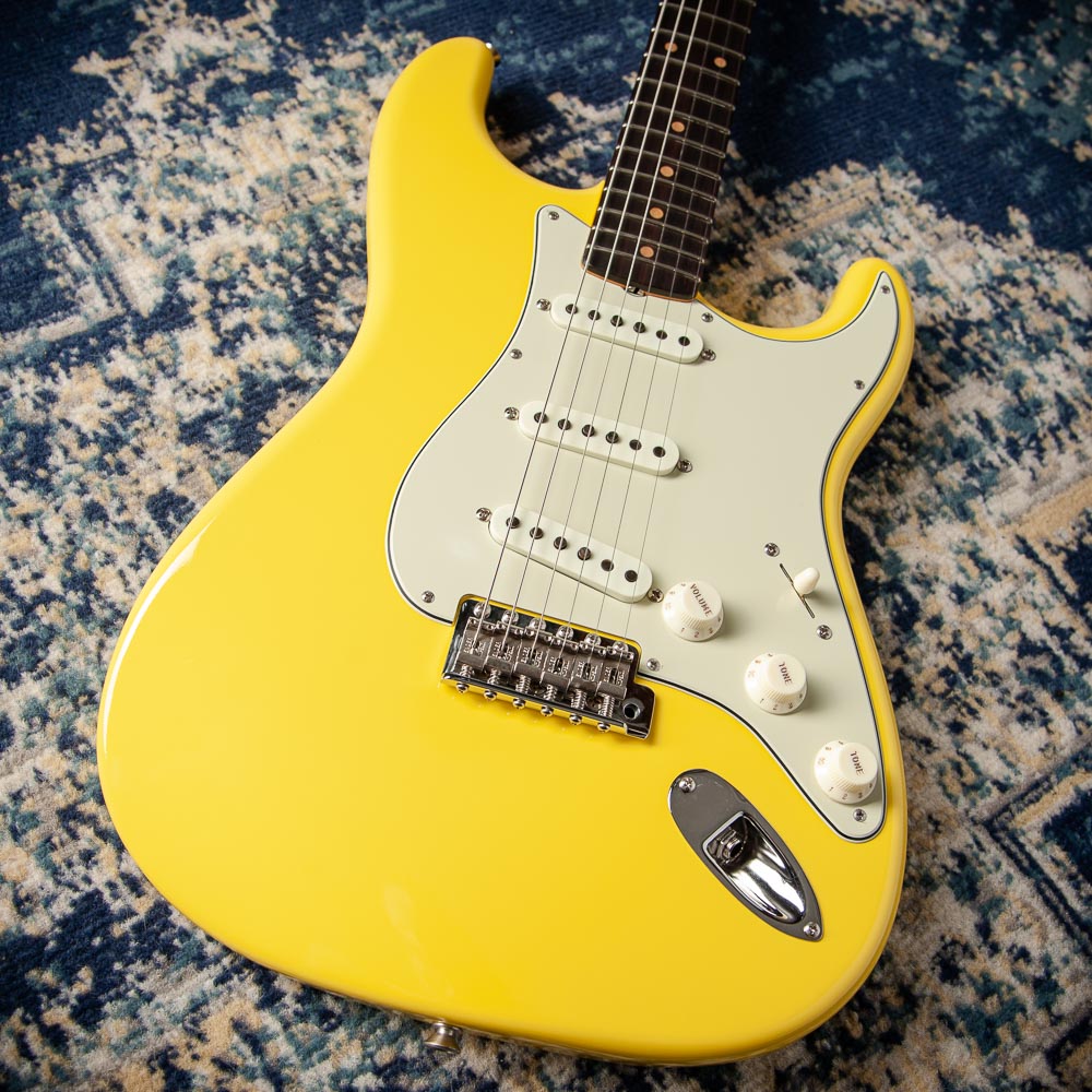Fender Vintage Custom '59 Strat Flash Coat Lacquer Graffiti Yellow #R146355
