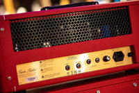 Friedman Twin Sister Head with Vertical 2x12 Cabinet Red Tolex Salt and Pepper Grill