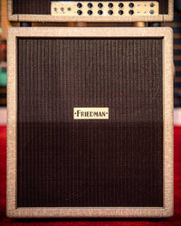Friedman Twin Sister Head with Vertical 2x12 Cabinet Slub Bronco Oxblood