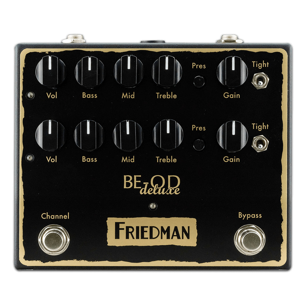 Friedman BE-OD Deluxe Overdrive Pedal, Black