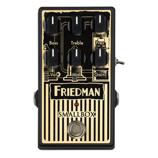 Friedman Smallbox Overdrive Pedal, Gold
