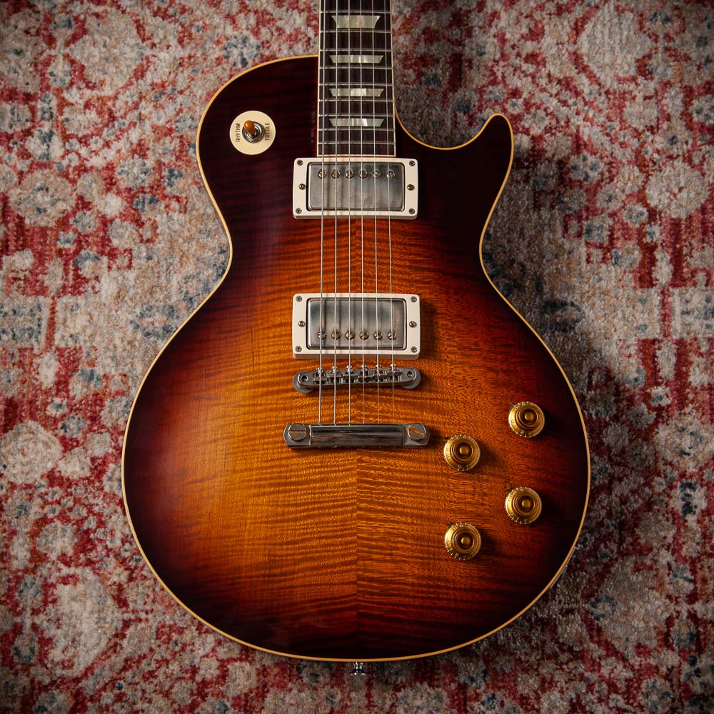 Gibson 1959 Les Paul Standard RI VOS Torrefied Bourbon Burst #952619