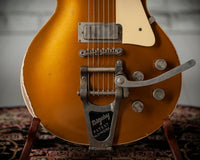 Gibson '56 Murphy Lab Ultra Heavy Aged Les Paul Goldtop Firebird Bridge w/ Bigsby Gretsch Knobs #65057