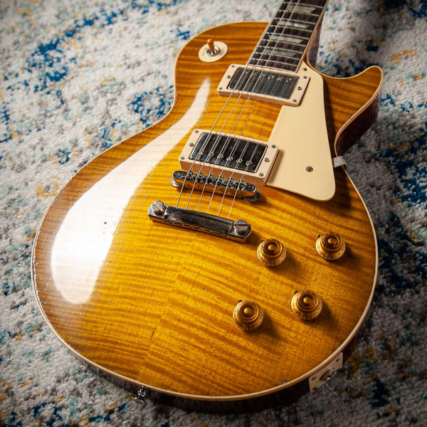 Gibson '59 Les Paul Standard RI Light Aged Green Lemon Made