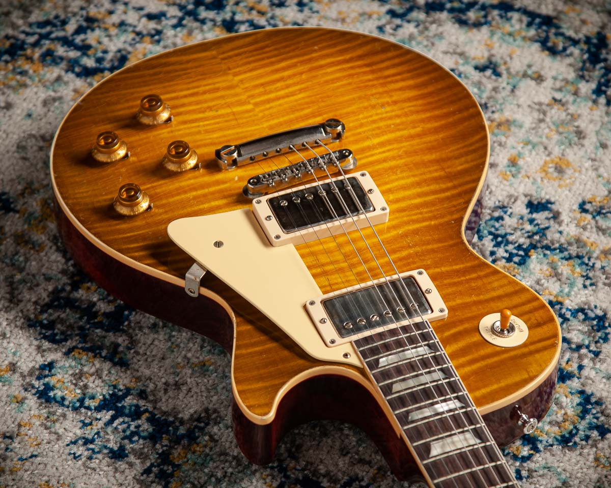 Gibson '59 Les Paul Standard RI Light Aged Green Lemon Made