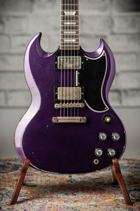 Gibson Custom Shop Made to Measure '61 SG Standard Murphy Lab Light Aged Purple Sparkle - 602641