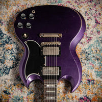 Gibson Custom Shop Made to Measure '61 SG Standard Murphy Lab Light Aged Purple Sparkle - 602641